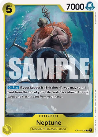 Neptune #OP11-108 · A Fist of Divine Speed One Piece card