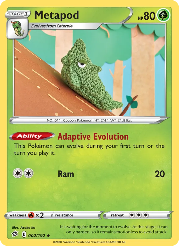 Metapod full card art