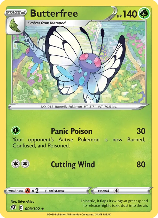 Butterfree full card art