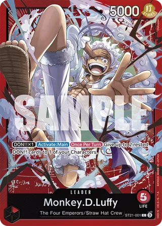 Monkey.D.Luffy #ST21-001 · ST-31: Starter Deck 31 RED Monkey.D.Luffy One Piece card