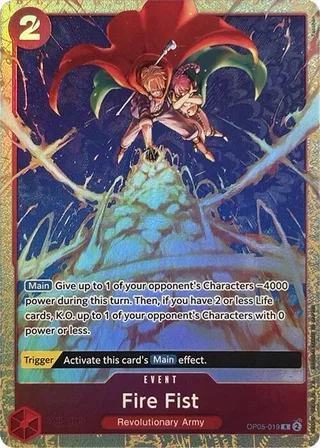 Fire Fist (Premium Card Collection -Best Selection Vol. 2-) #OP05-019-premium-card-collection-best-selection-vol-2 · One Piece Promotion Cards One Piece card