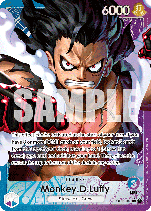 Monkey.D.Luffy (Alternate Art) full card art