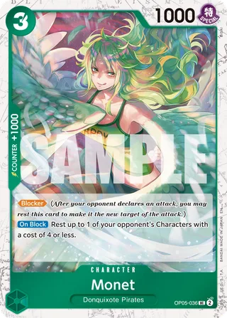 Monet (CS 2024 Event Pack) #OP05-036-cs-2024-event-pack · One Piece Promotion Cards One Piece card