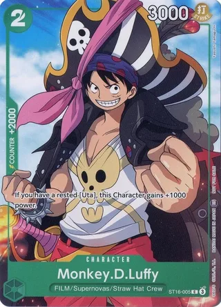 Monkey.D.Luffy (Welcome Pack Vol. 2) #ST16-005-welcome-pack-vol-2 · One Piece Promotion Cards One Piece card