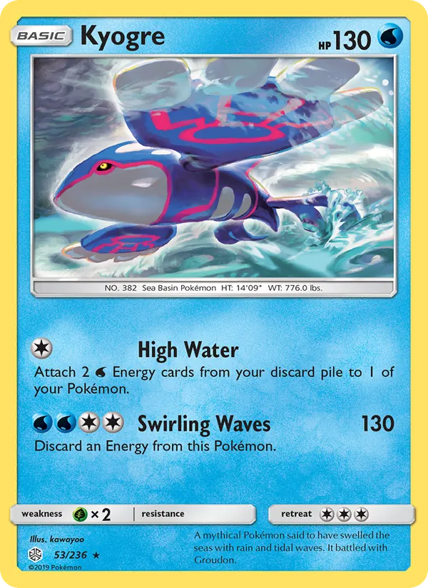 Kyogre full card art