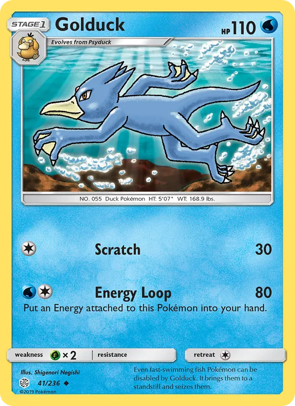 Golduck full card art