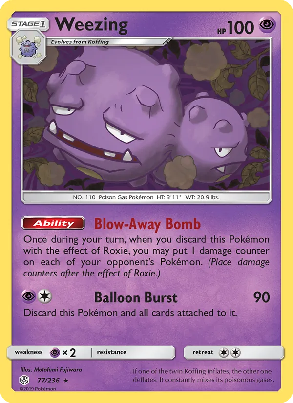 Weezing full card art