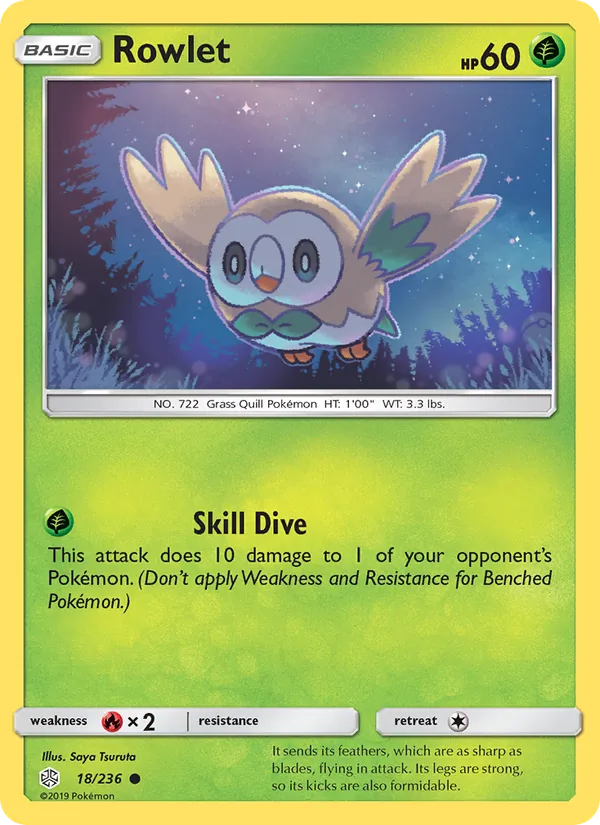 Rowlet full card art