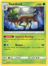 Sawsbuck · Cosmic Eclipse Pokémon card