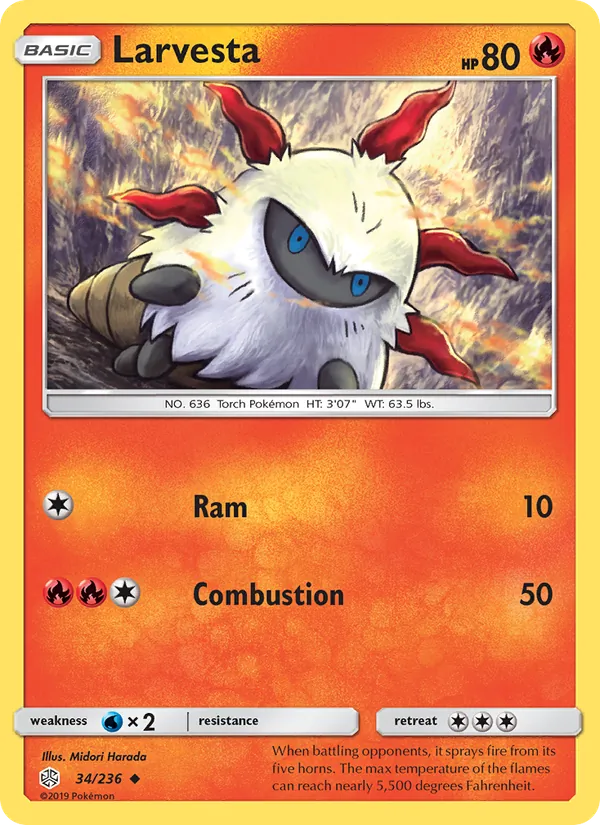 Larvesta full card art