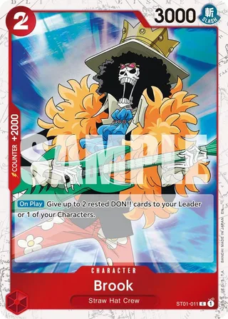 Brook (Pirate Foil) #ST01-011-pirate-foil · Premium Booster -The Best- Vol. 2 One Piece card