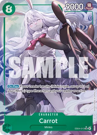 Carrot (Alternate Art) #EB04-013-alternate-art · The Azure Sea's Seven One Piece card