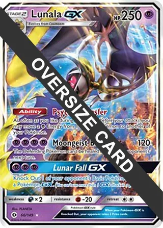 Lunala GX #066 · Jumbo cards Pokémon card