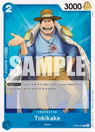 Tokikake #OP06-052 · Wings of the Captain Pre-Release Cards One Piece card