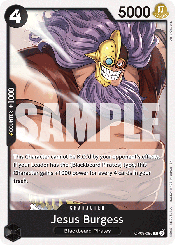 Jesus Burgess (Reprint) full card art