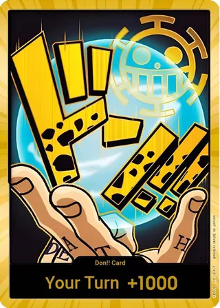 DON!! Card (Trafalgar Law) (Gold) #don-card-trafalgar-law-gold · Premium Booster -The Best- One Piece card