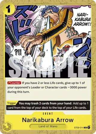 Narikabura Arrow (Jolly Roger Foil) #ST09-014-jolly-roger-foil · Premium Booster -The Best- One Piece card
