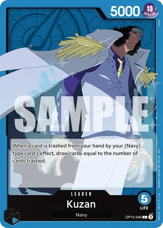 Kuzan #OP12-040 · Legacy of the Master One Piece card