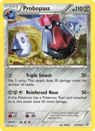 Probopass #95 · Primal Clash Pokémon card