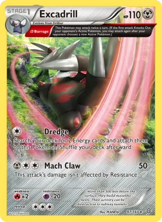 Excadrill #97 · Primal Clash Pokémon card