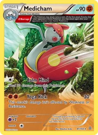 Medicham #81 · Primal Clash Pokémon card