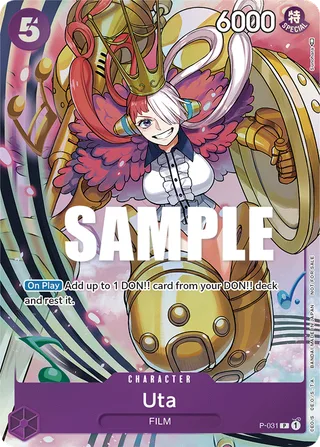 Uta (Event Pack Vol. 1) #P-031-event-pack-vol-1 · One Piece Promotion Cards One Piece card