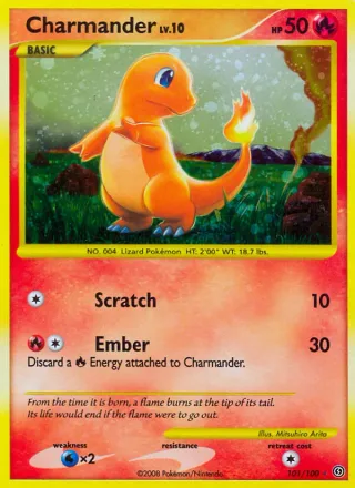 Charmander #101 · Stormfront Pokémon card
