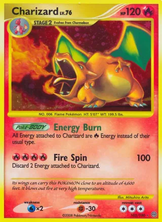 Charizard #103 · Stormfront Pokémon card