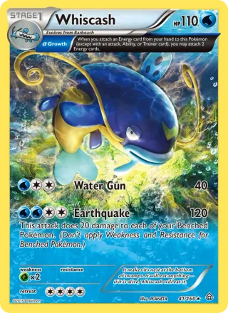 Whiscash #41 · Primal Clash Pokémon card