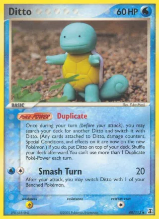 Ditto #40 · Delta Species Pokémon card