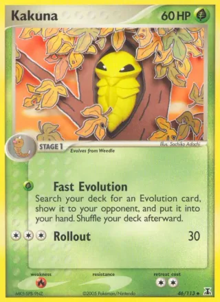 Kakuna #46 · Delta Species Pokémon card