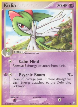 Kirlia #47 · Delta Species Pokémon card