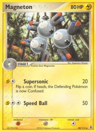 Magneton #48 · Delta Species Pokémon card