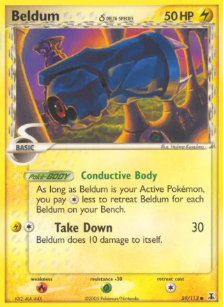 Beldum δ #59 · Delta Species Pokémon card