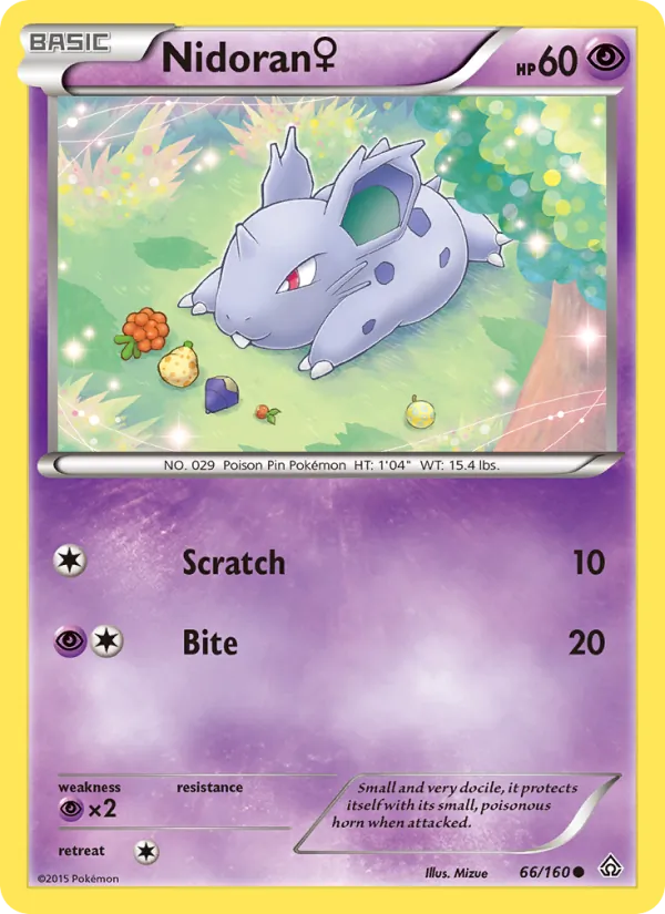 Nidoran♀ full card art