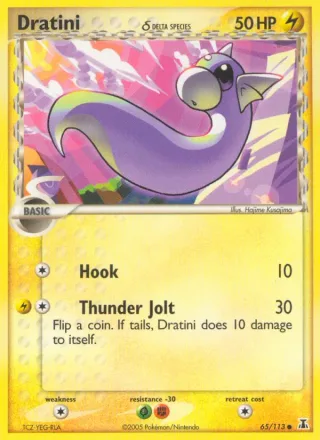 Dratini δ #65 · Delta Species Pokémon card