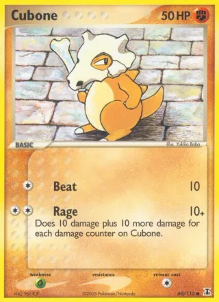 Cubone #60 · Delta Species Pokémon card