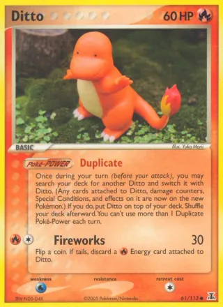 Ditto #61 · Delta Species Pokémon card
