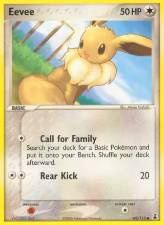 Eevee #69 · Delta Species Pokémon card