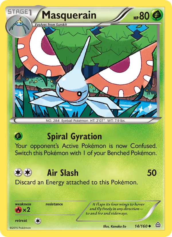 Masquerain full card art