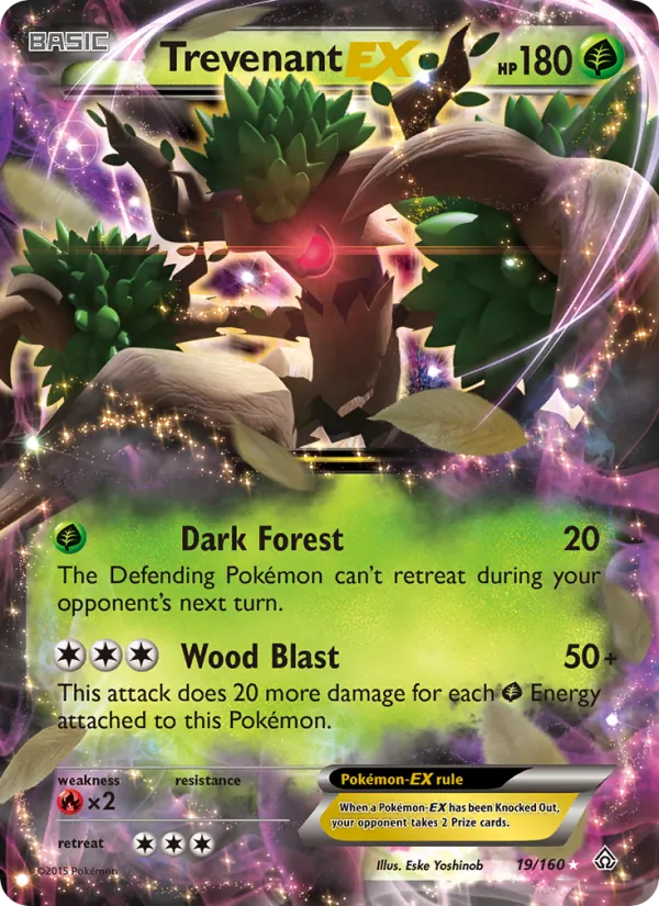 Trevenant EX full card art