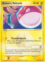 Holon's Voltorb · Delta Species Pokémon card