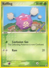 Koffing · Delta Species Pokémon card
