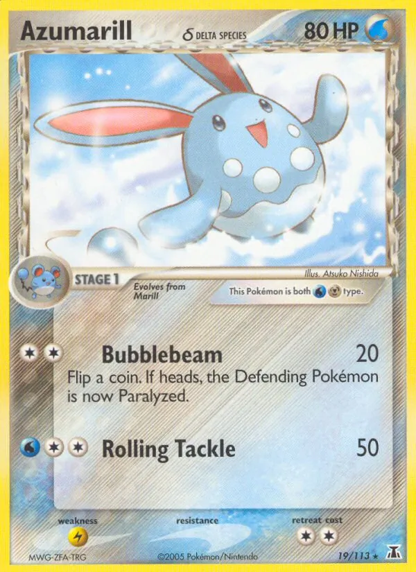 Azumarill δ full card art