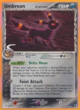 Umbreon δ · Delta Species Pokémon card