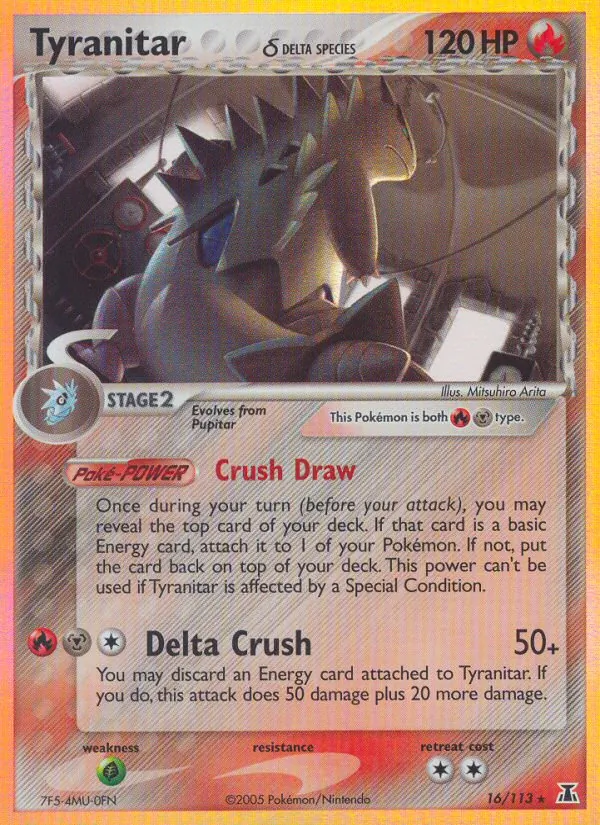 Tyranitar δ full card art