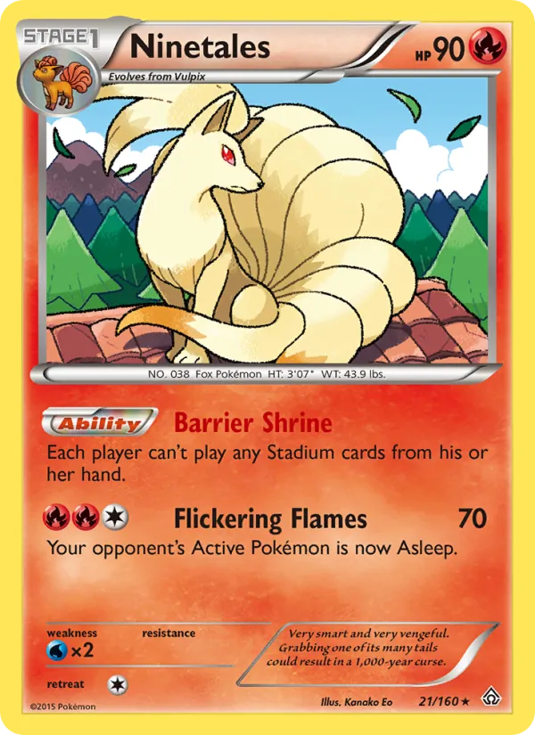 Ninetales full card art