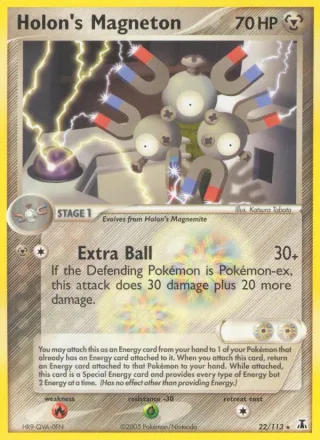 Holon's Magneton #22 · Delta Species Pokémon card