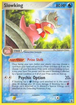 Slowking #28 · Delta Species Pokémon card