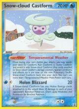 Snow-cloud Castform · Delta Species Pokémon card